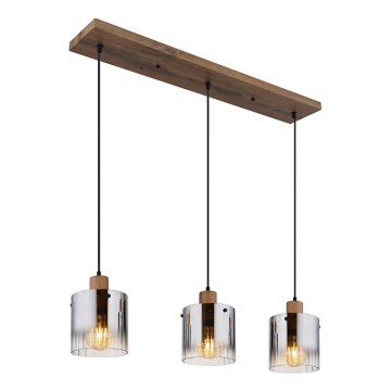 Globo - Riippuvalaisin kaapelilla 3xE27/60W/230V