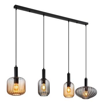 Globo - Riippuvalaisin kaapelilla 4xE27/60W/230V