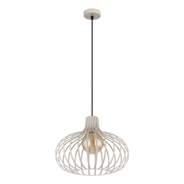 Globo - Riippuvalaisin vaijerilla 1xE27/40W/230V beige
