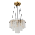 Globo - riippuvalaisin vaijerilla 5xE27/60W/230V kultainen