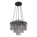 Globo - riippuvalaisin vaijerilla 5xE27/60W/230V musta