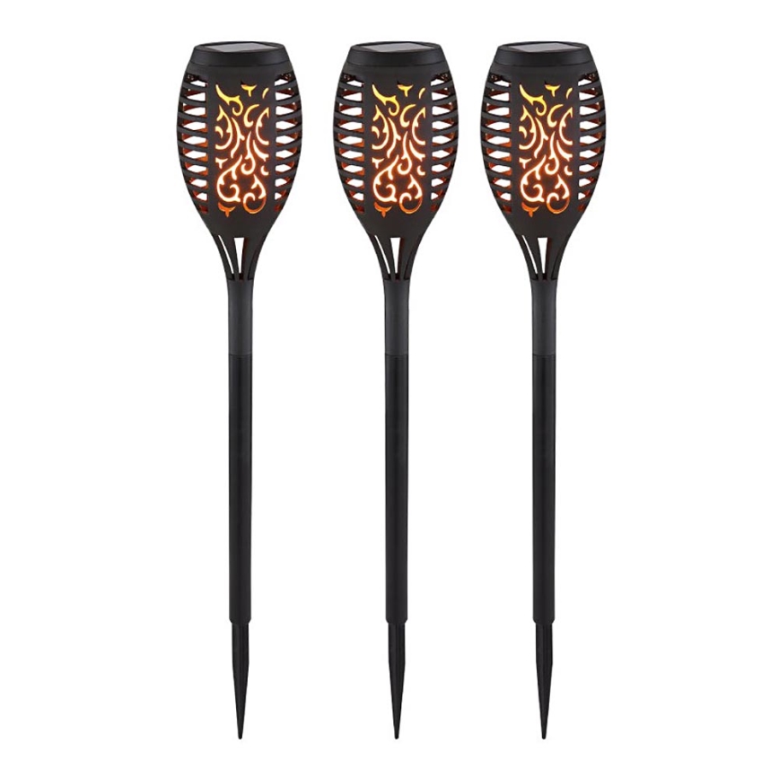 Globo - SARJA 3x LED aurinkokäyttöinen lamppu LED/0,1W/3V IP44 200 mAh