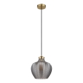 Globo - Savunharmaa riippuvalaisin johdolla, 1xE27/60W/230V, halkaisija 22 cm