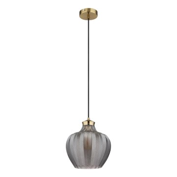 Globo - Savunharmaa riippuvalaisin johdolla, 1xE27/60W/230V, halkaisija 22 cm