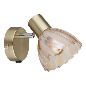 Globo - Seinäkohdevalo 1xE14/40W/230V kulta