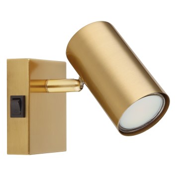 Globo - Seinäkohdevalo 1xGU10/25W/230V kulta