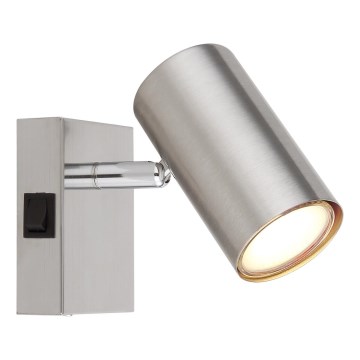 Globo - Seinäkohdevalo 1xGU10/25W/230V mattakromi