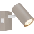 Globo - seinäspotti 1xGU10/35W/230V beige