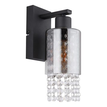 Globo - Seinävalaisin 1xE27/40W/230V musta