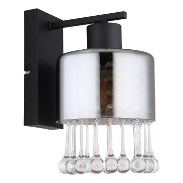 Globo - Seinävalaisin 1xE27/60W/230V musta