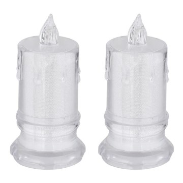 Globo - SETTI 2x LED Kynttilä LED/0,25W/3xLR1130