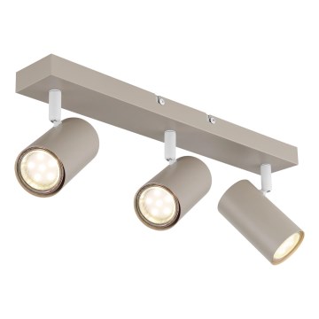 Globo - Spottivalaisin 3xGU10/35W/230V beige