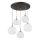 Globo - Vaijerikiinnitteinen riippuvalaisin 5xE27/60W/230V Ø 75 cm