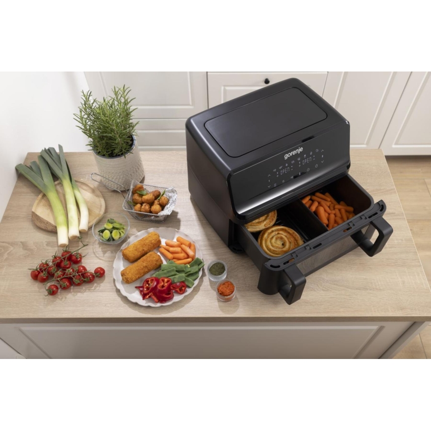 GORENJE AF2700BP - Kuumailmafriteeraaja 9 l 2700W/230V musta