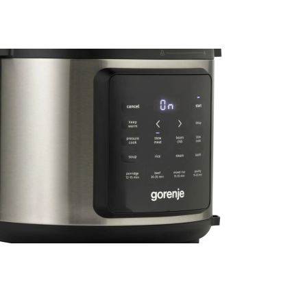 GORENJE GMC6SBK - Monitoimikeitin 6 l 8-in-1 1000 W/230 V ruostumaton teräs