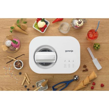 GORENJE ICM10W - Jäätelökone 100W/230V valkoinen