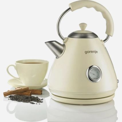 GORENJE K17CLI - Nopea vedenkeitin 1,7 l 2200W/230V beige