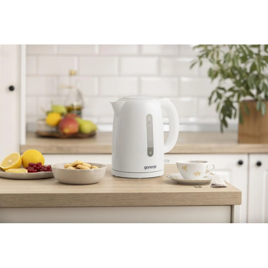 GORENJE K17W - Nopea vedenkeitin 1,7 l 2200W/230V valkoinen