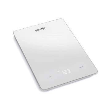 GORENJE KT10LBW - Digitaalinen keittiövaaka 3xAAA valkoinen