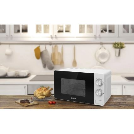 GORENJE MO20E2W - Mikroaaltouuni grillillä 800W/230V 20 l valkoinen