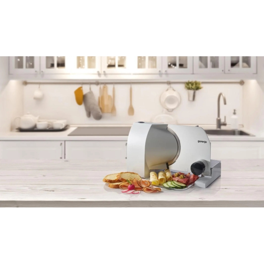 GORENJE R708A - Sähköinen viipalointikone 100W/230V, ruostumaton teräs