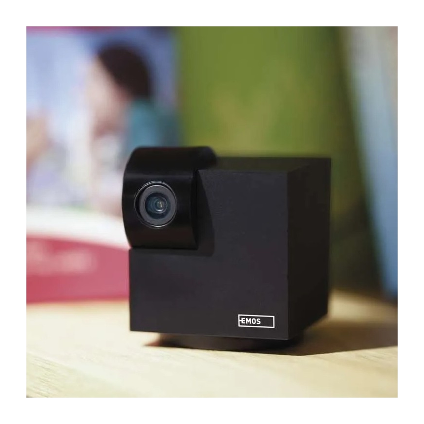 Älykäs sisäkääntyvä kamera liiketunnistimella GoSmart 5V Wi-Fi Tuya musta