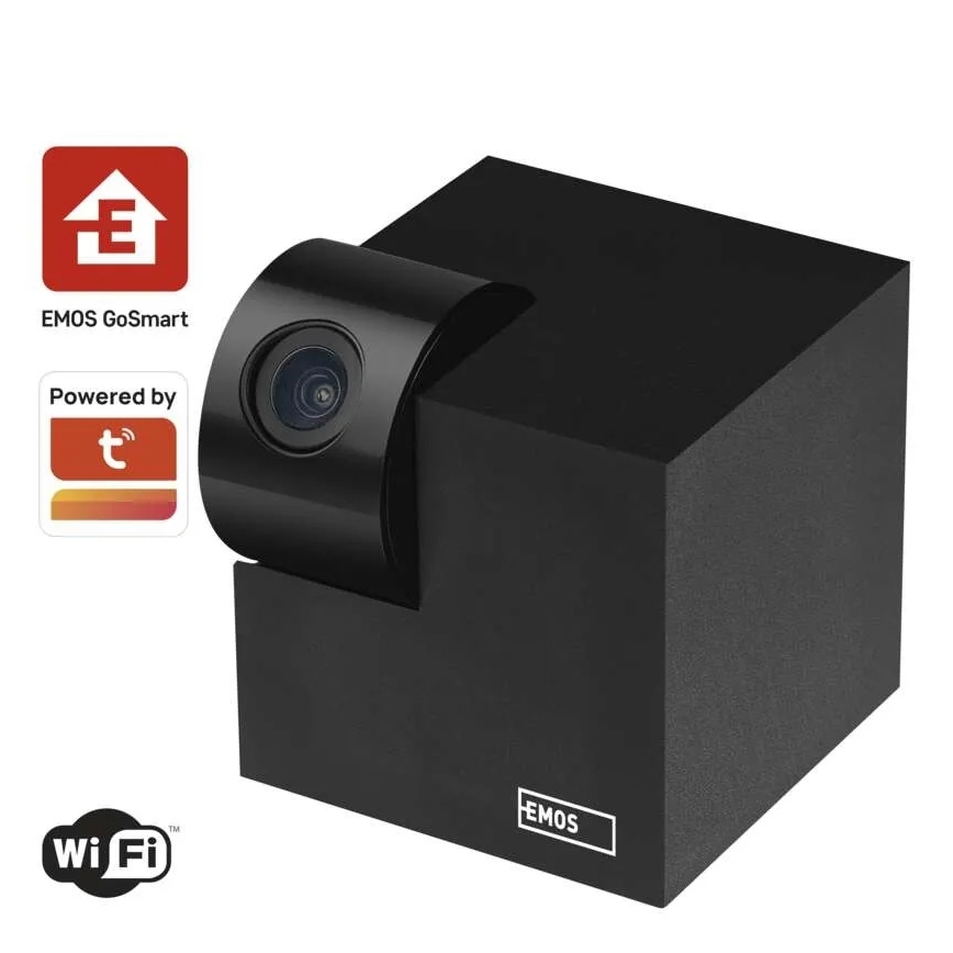 Älykäs sisäkääntyvä kamera liiketunnistimella GoSmart 5V Wi-Fi Tuya musta