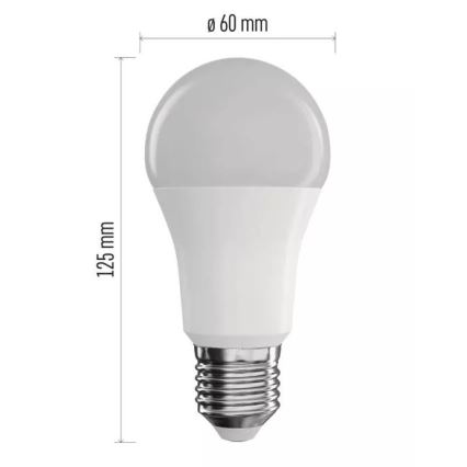 LED RGB himmennettävä lamppu GoSmart A60 E27/11W/230V 2700-6500K Tuya