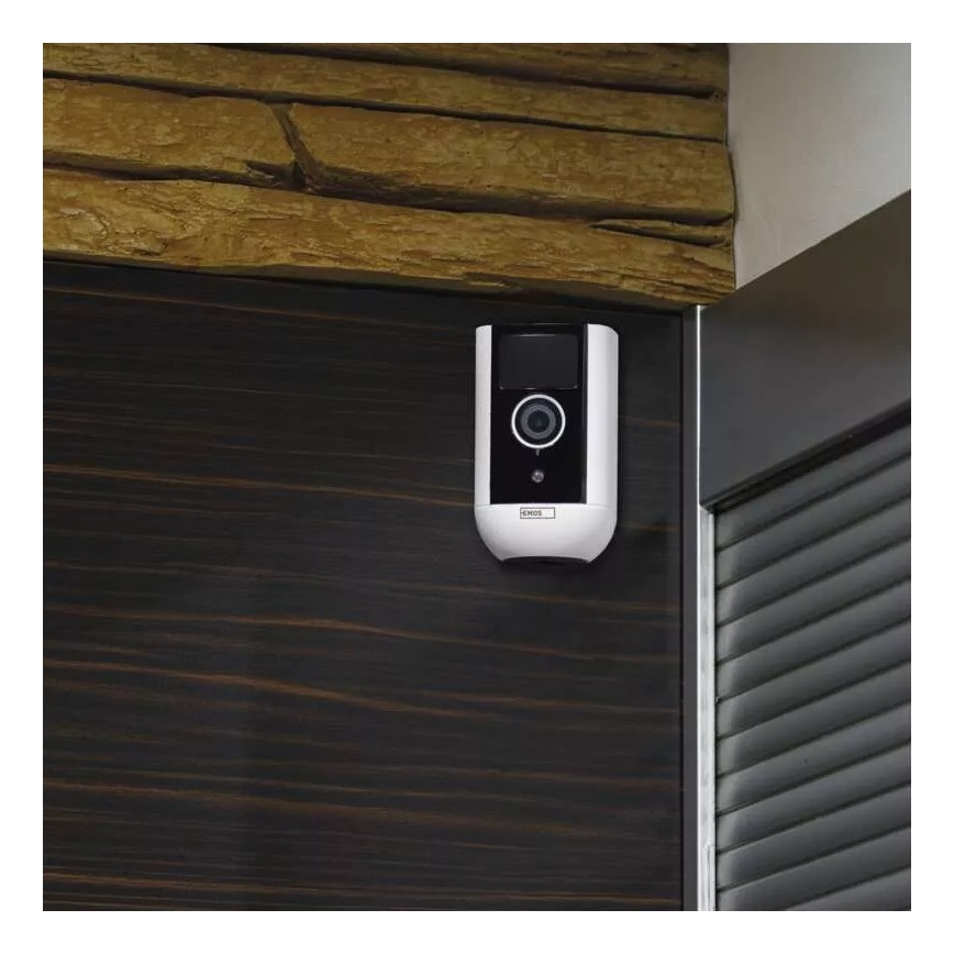 Älykäs ulkokamera liiketunnistimella GoSmart 5V 9600mAh IP65 Wi-Fi Tuya