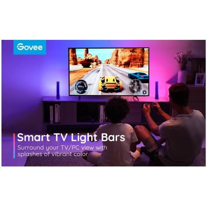 Govee - 2 kpl Flow Plus SMART LED TV & Gaming - RGBICWW Wi-Fi