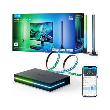 Govee - AI Sync Box Kit 2 Älykäs PC-valaistussetti 27-34