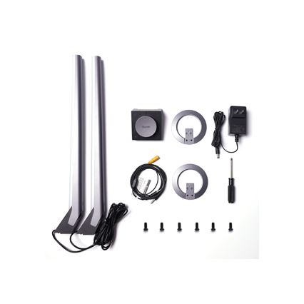 Govee - älykkäät pelikäyttöön tarkoitetut Wi‑Fi LED-paneelit + Smart Dual -ohjain, valkoinen, Wi‑Fi