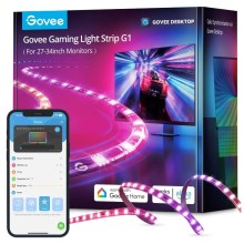 Govee - Dreamview G1 Smart LED RGBIC monitor ivalaistus 27-34" Wi-Fi