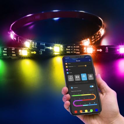 Govee - DreamView T2 DUAL TV 55-65 SMART LED taustavalo RGBIC Wi-Fi + kauko-ohjaus