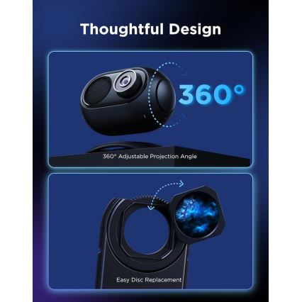 Govee - Galaxy Light Projector 2 Pro Matter Wi-Fi-kaiuttimella