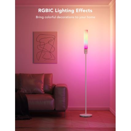 Govee - Himmennettävä LED-lattiavalaisin CYLINDER SMART RGBICWW 2200-6500K