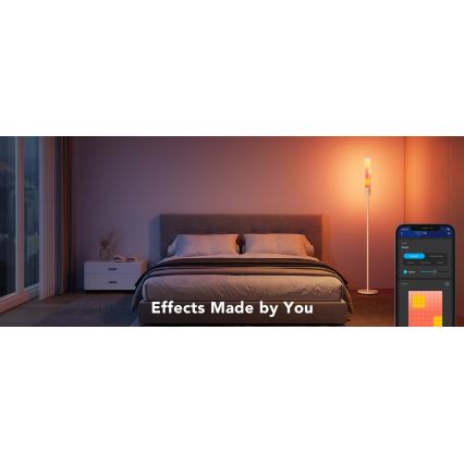 Govee - Himmennettävä LED-lattiavalaisin CYLINDER SMART RGBICWW 2200-6500K