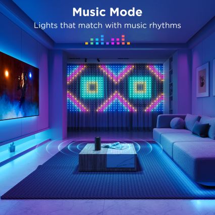 Govee - LED RGB Himmennettävä ulko koristeellinen ketju LED/15W/230V IP65 Wi-Fi