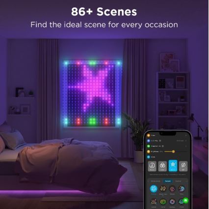 Govee - LED RGB Himmennettävä ulko koristeellinen ketju LED/15W/230V IP65 Wi-Fi