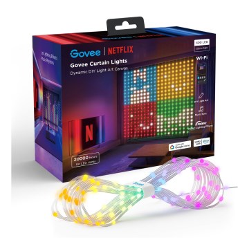 Govee - LED RGB Himmennettävä ulko koristeellinen ketju LED/15W/230V IP65 Wi-Fi