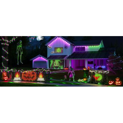 Govee - LED RGBIC Ulkovalaistusverkko 143x85cm Wi-Fi Matter IP65