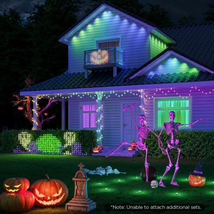 Govee - LED RGBIC Ulkovalaistusverkko 143x85cm Wi-Fi Matter IP65