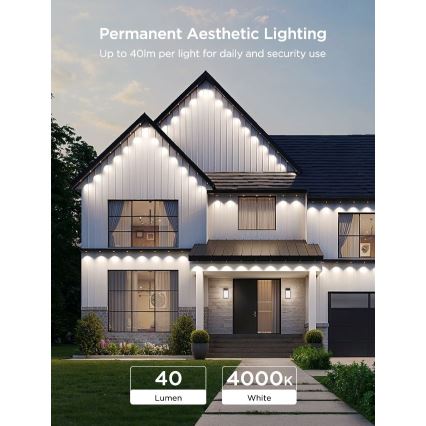 Govee - LED RGBIC -valonauha alasvaloilla, 30 m, Wi-Fi, Matter, IP67