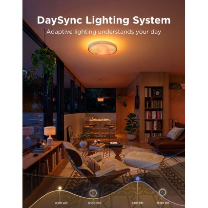 Govee - LED RGBICWW Himmennettävä kattovalaisin LED/55W/230V halkaisija 53 cm Matter Wi-Fi