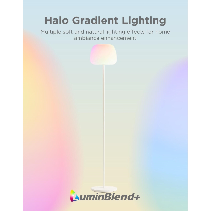 Govee - LED RGBICWW Himmennettävä lattiavalaisin LANTERN MATTER LED/24W/230V Wi-Fi 160 cm