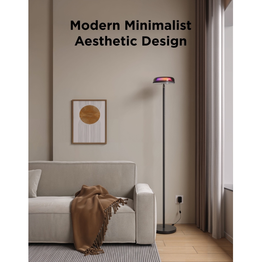 Govee - LED RGBICWW Himennettävä lattiavalaisin UPLIGHTER MATTER LED/24W/230V Wi-Fi
