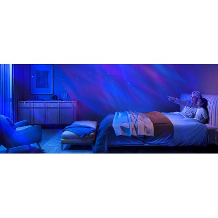 Govee - LED RGBW Galaxy Valaistusprojektori Pro Wi-Fi Matter