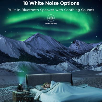 Govee - LED RGBW Galaxy Valaistusprojektori Pro Wi-Fi Matter