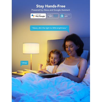 Govee - LED RGBWW himmennettävä älylamppu Smart MATTER E27/9W/230V 2700-6500K Wi-Fi