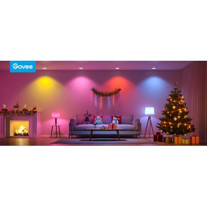 Govee - LED RGBWW himmennettävä älylamppu Smart MATTER E27/9W/230V 2700-6500K Wi-Fi